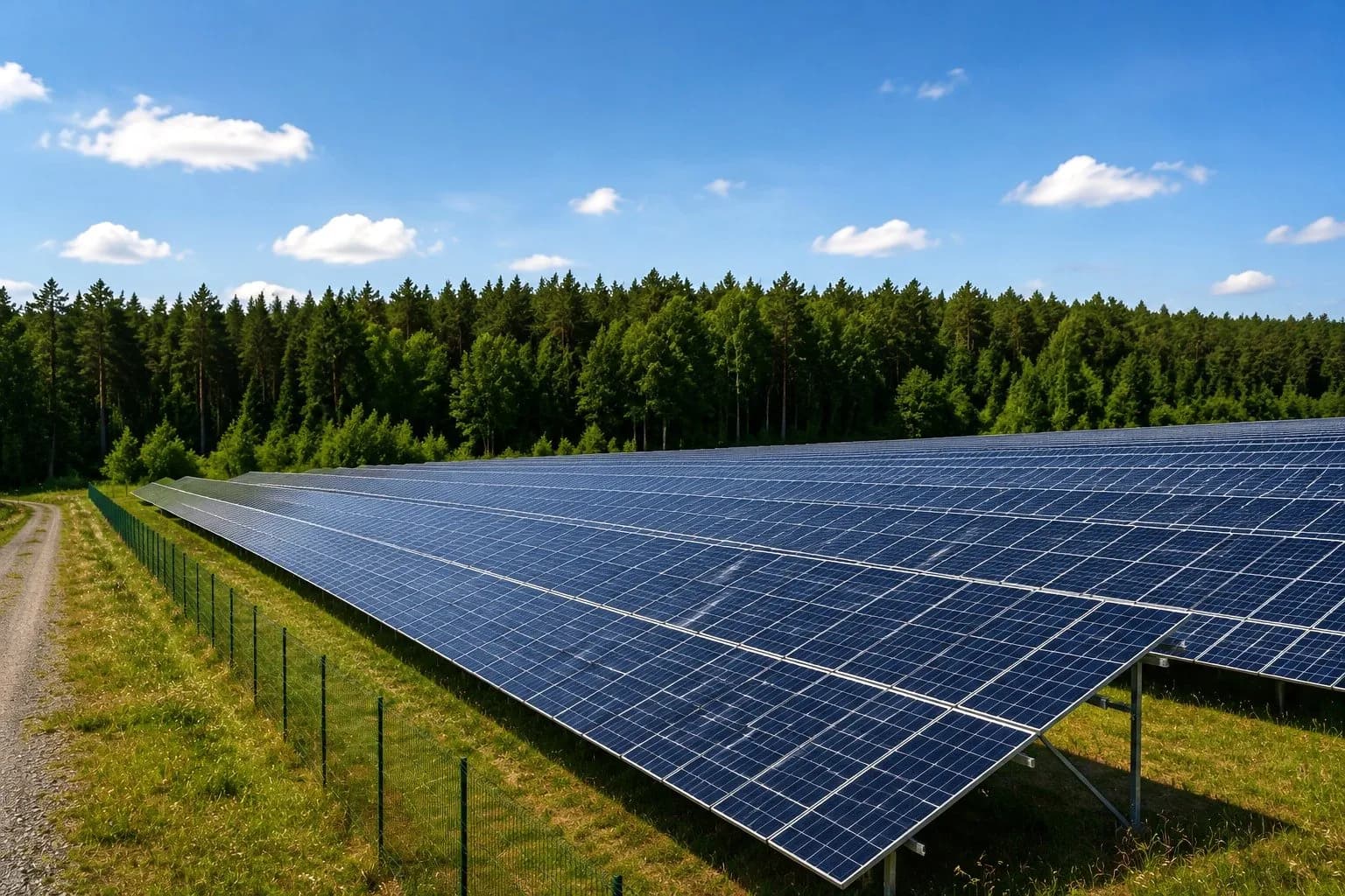 Renewable energy at factory